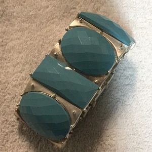 Light blue / silver bracelet